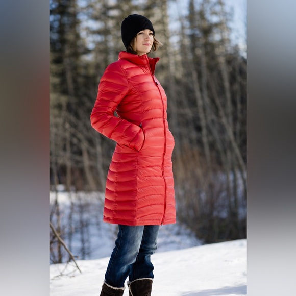 Patagonia Jackets & Blazers - Patagonia Women's Long Full Zip Crewneck Fiona Down Parka Puffer Jacket Coat